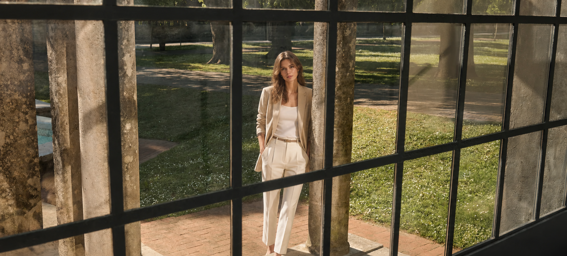 Women's soft tailored outfit